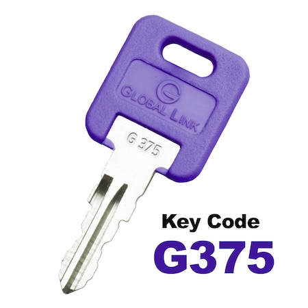 Global RV KEY, G375, Purple, Precut KEY-G375
